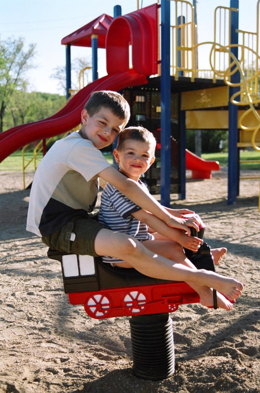 2 Boys on playground