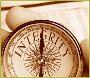 Business and Personal integrity is like following a compass.