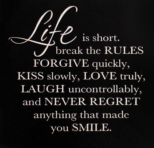 Life is short quote