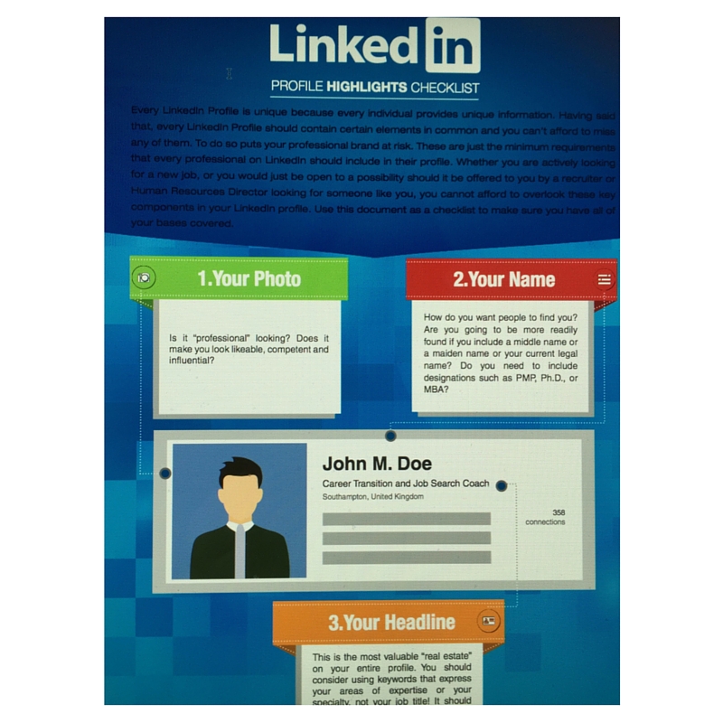 LinkedIn Profile Highlights Checklist