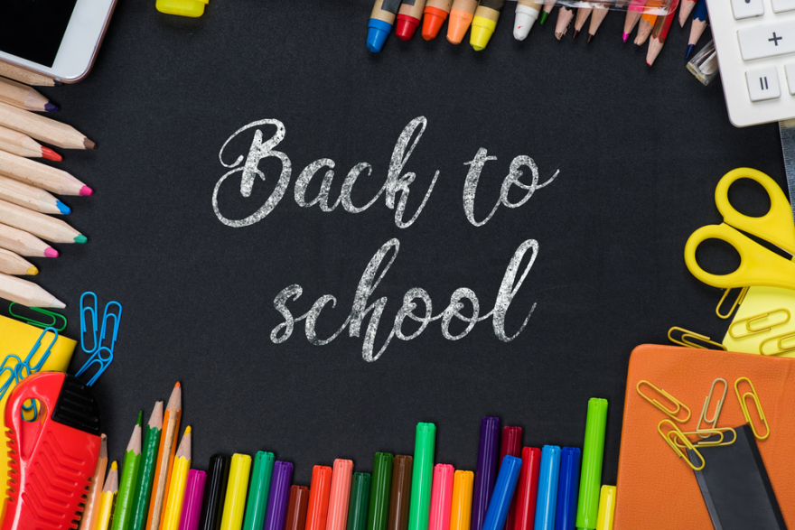 Back to school lettering