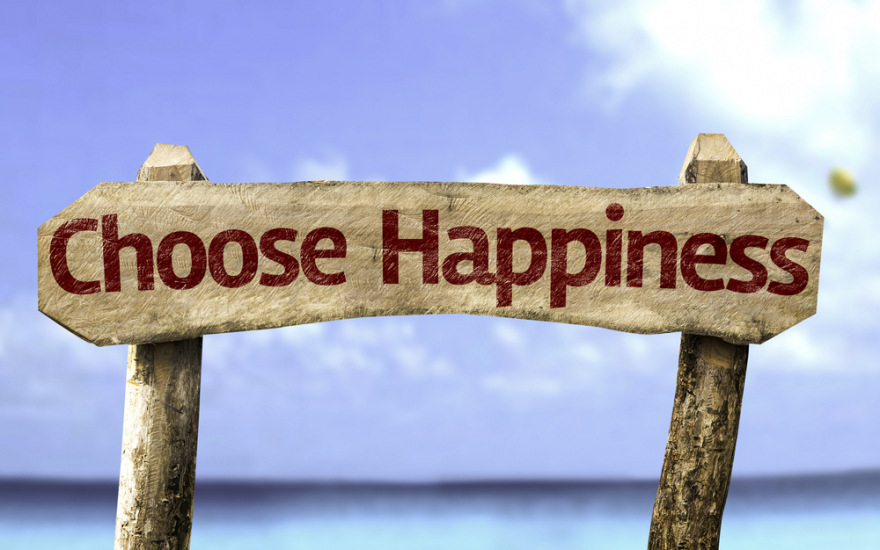 choose happiness sign