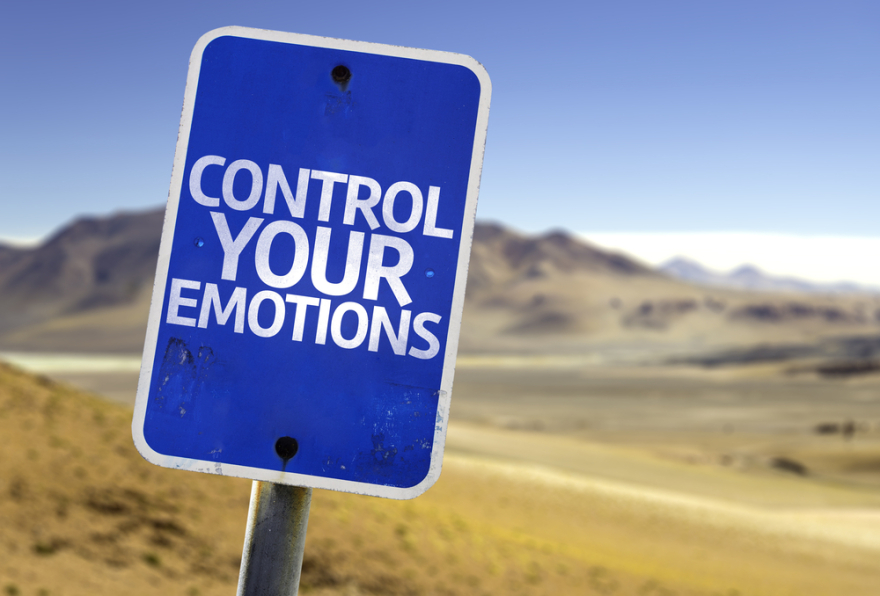 Control Your Emotions sign