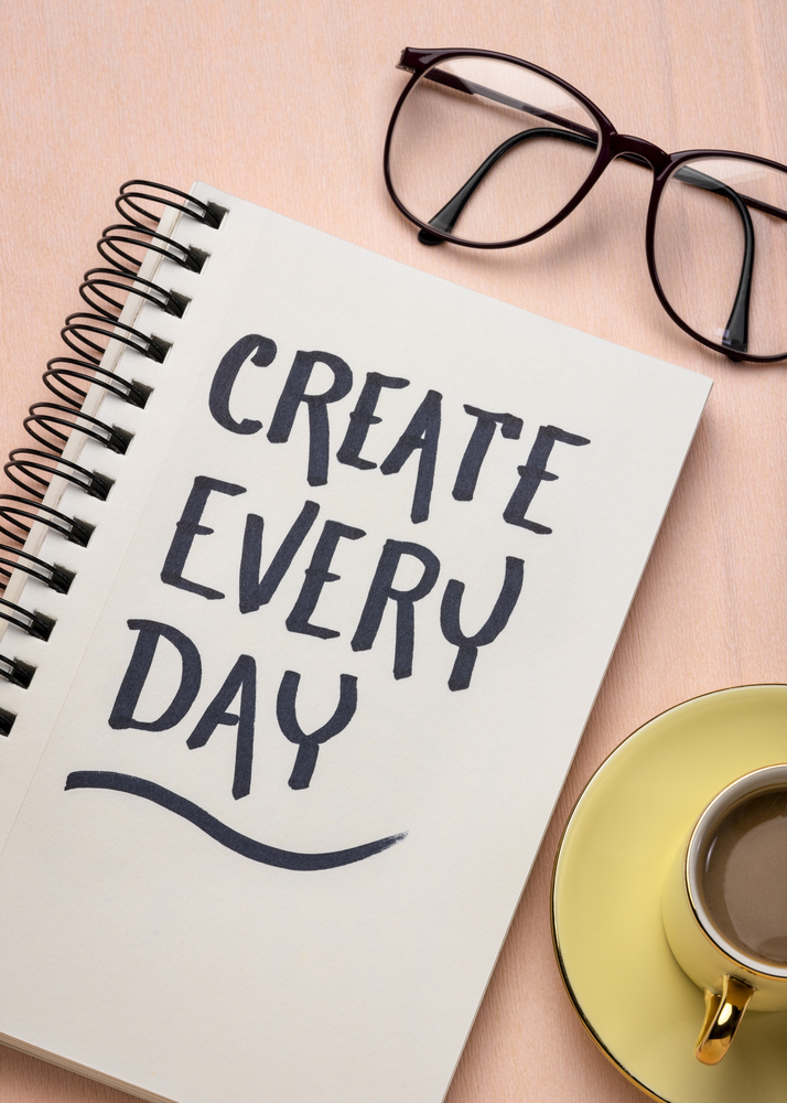 Create every day inspirational reminder
