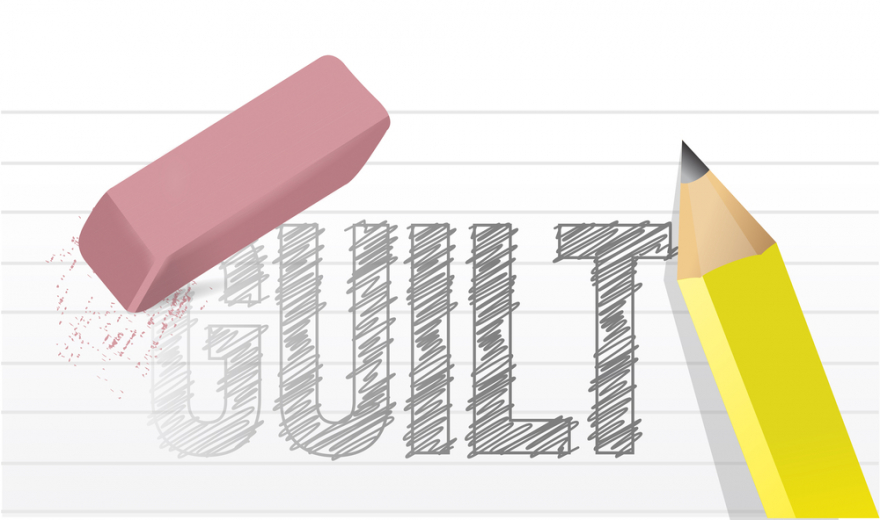 Erase your guilt concept
