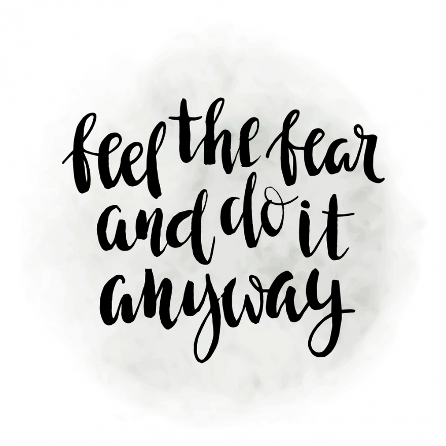 feel the fear and do it anyway