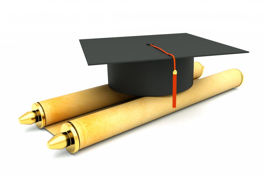 hat and diploma