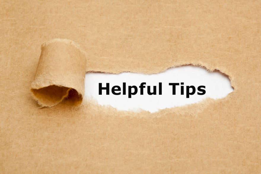 helpful tips torn paper