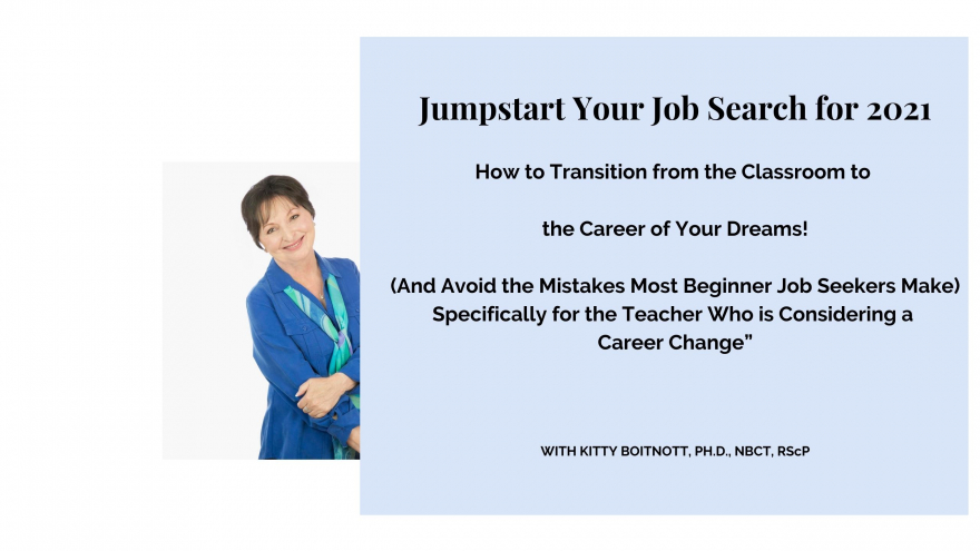 Jumpstart Your Job Search for 2021 Webinar Presentation