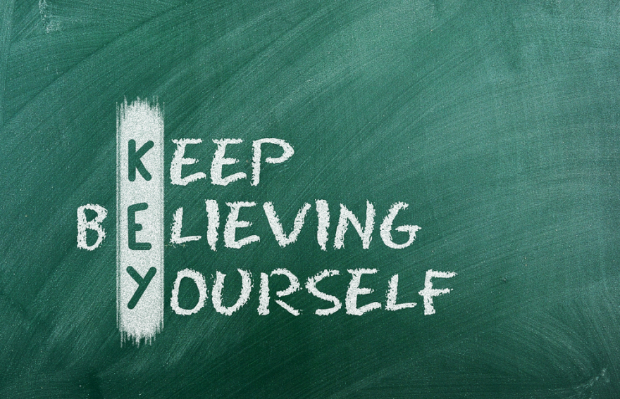 key keep believing yourself