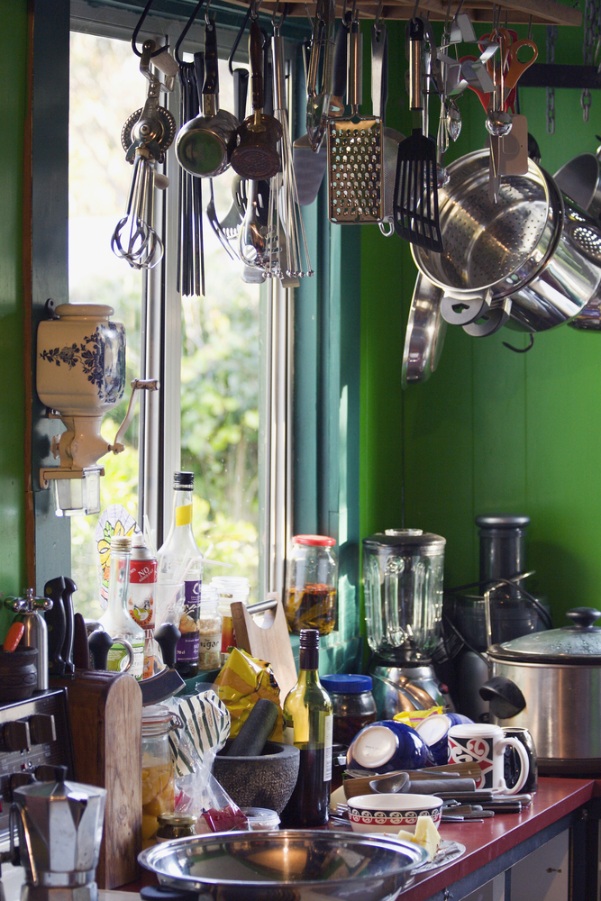 kitchen clutter