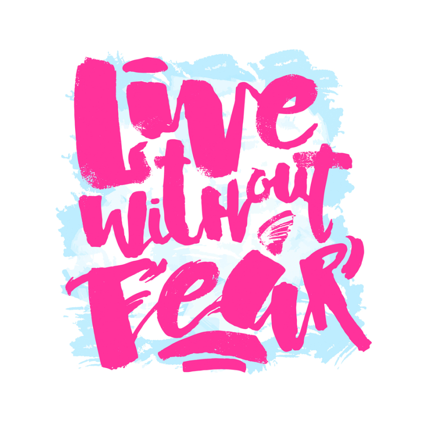 Lettering Live Without Fear
