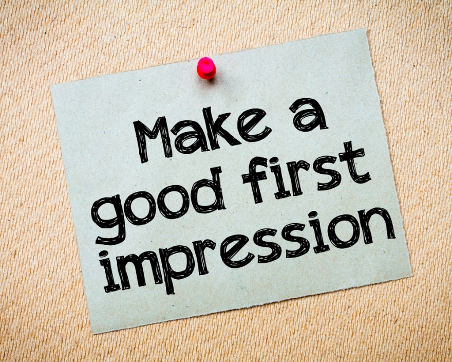 make a good first impression