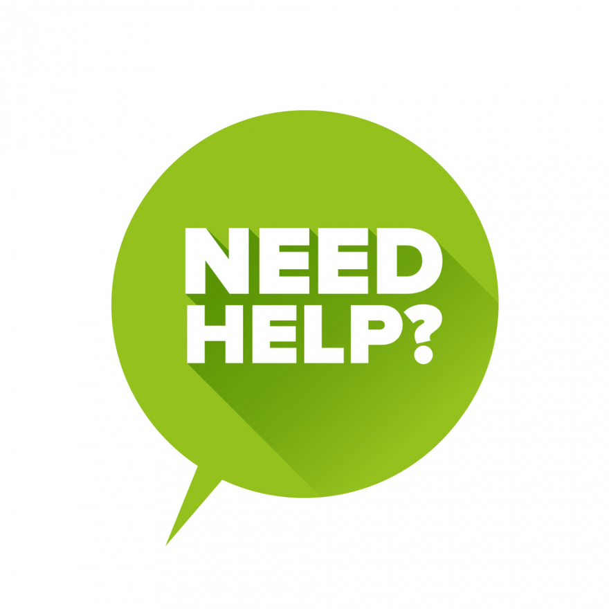 Need help? vector