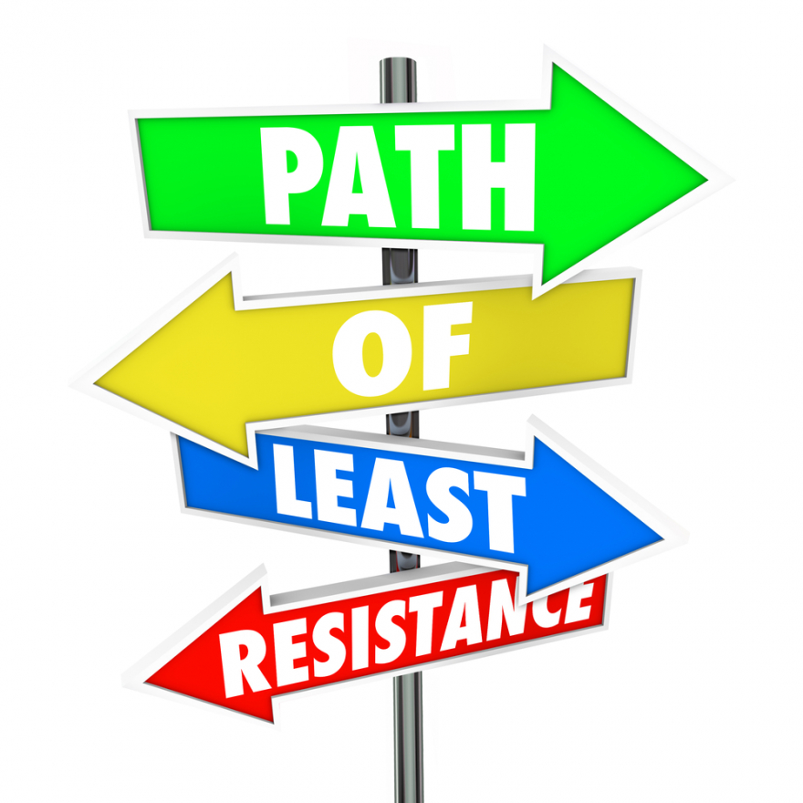 path of least resistence