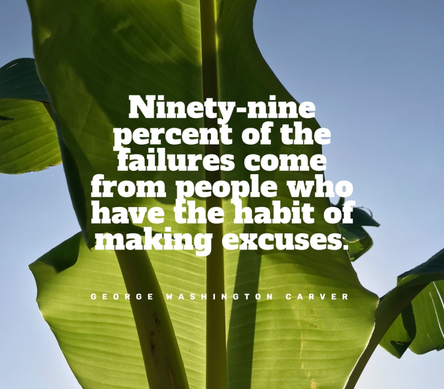 quote about making excuses
