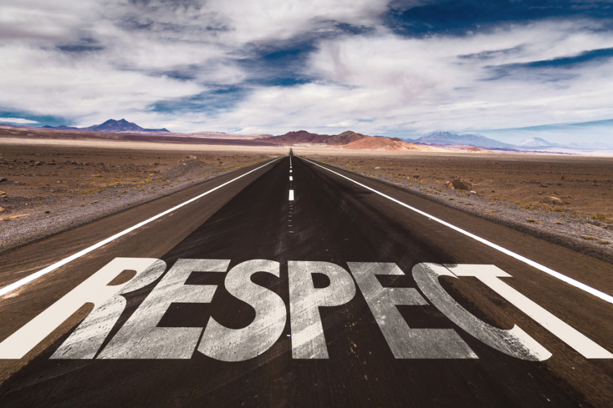Respect on desert road