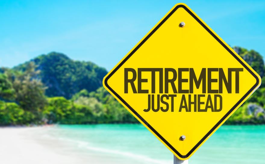 retirement sign