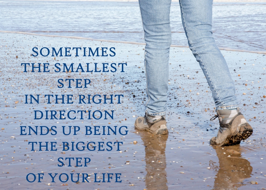 Sometimes the smallest step can make a difference