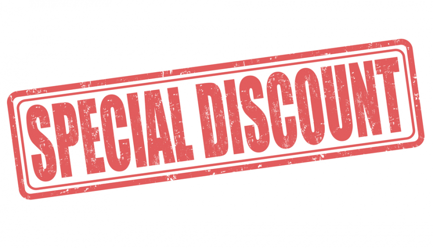 special discount stamp