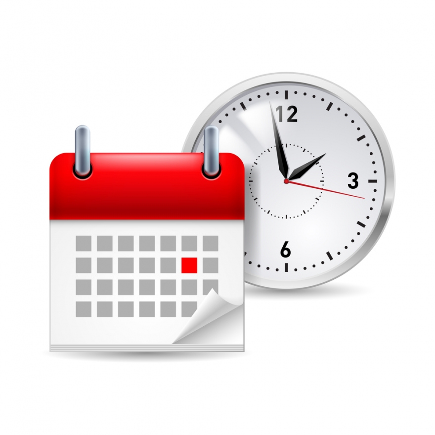 clock and calendar icon