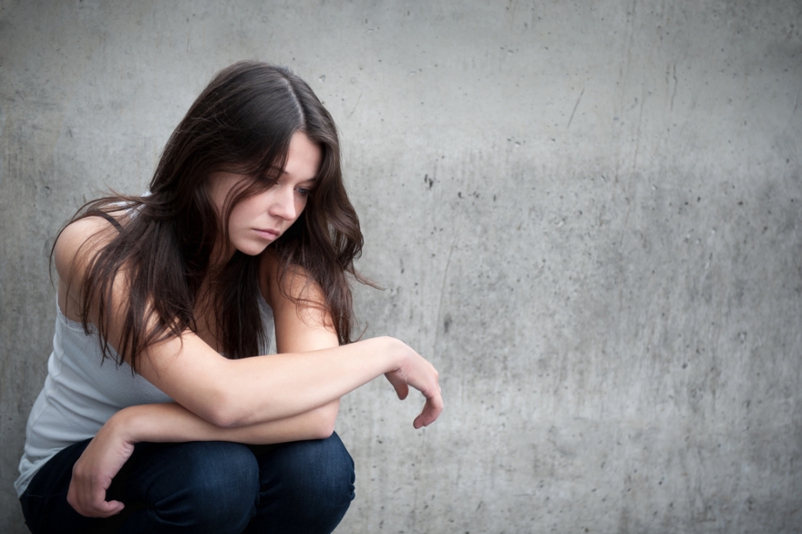 Unhappy Young Woman