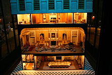 Queen Mary's Dolls' House is a dolls' house built in the early 1920s, completed in 1924