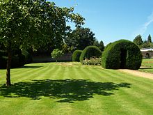 Grounds and topiary of Highclere Castle