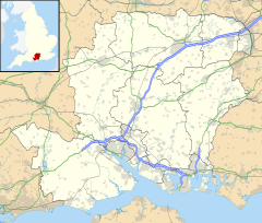 Mapped location of Highclere Castle