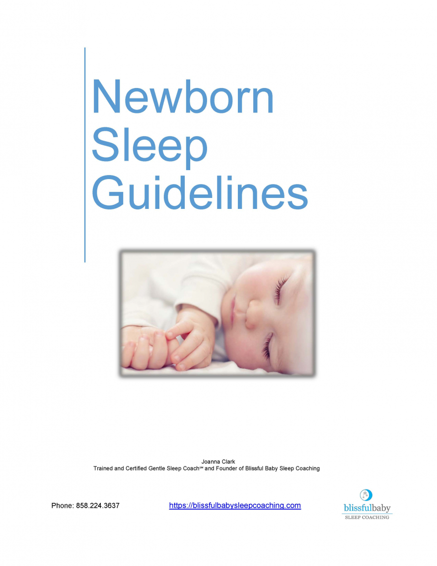 Newborn Sleep Guidelines