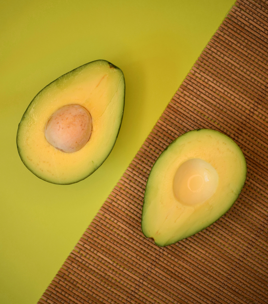 Avocado halves