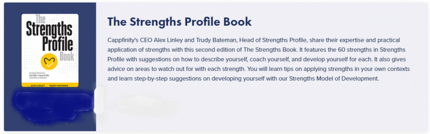 Strengths Profile Book Strengths Profile Book
